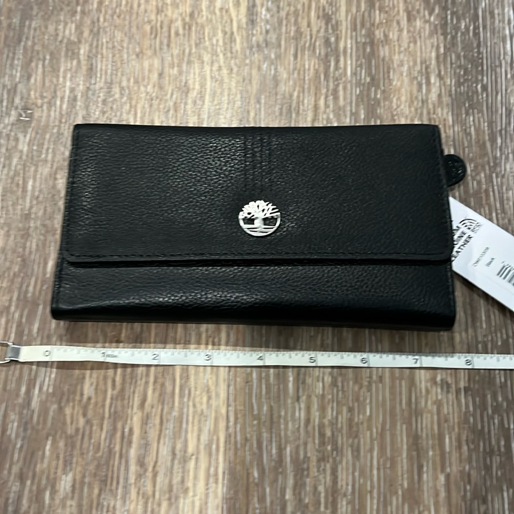 TIMBERLAND leather woman’s wallet with RFID
